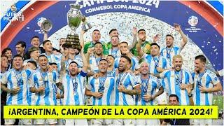 ARGENTINA CAMPEONA DE COPA AMÉRICA vs COLOMBIA. Messi, CELEBRA. Lautaro, el HÉROE | Futbol Picante