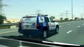 Dubai Ambulance First Responder on Emirates Road