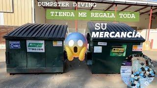 DUMPSTER DIVING️TIENDA ME REGALA ESTA MERCANCÍA