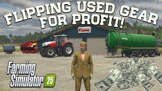 MAKING A PROFIT WITH USED VEHICLE SALES ON FARMING SIMULATOR 25?!