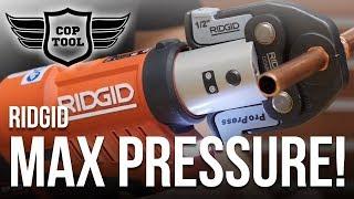 Ridgid 12V ProPress RP240 & RP241 for PEX and Press Fittings