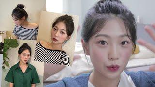 요청폭주내가 일주일 중 5일은 하는 똥머리 ! | 똥손도 다 드루와 .. 머리 끈만 들고 ..‍️