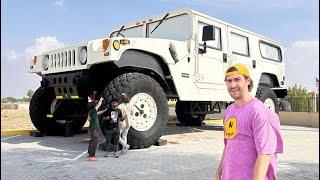 INSIDE THE WORLDS BIGGEST HUMMER IN DUBAI WITH AIRRACK