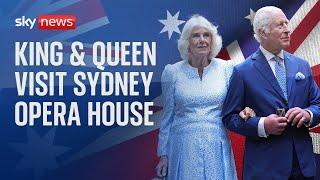 King Charles and Queen Camilla visit the famous Sydney Opera House