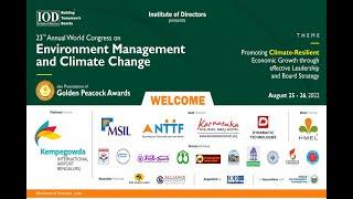 #2022 - IODs' 23rd WCEM Environment Management and Climate Change