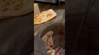 Making Naan Bread in Clay Oven