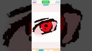 Sharingan Eye Speed Draw ROBLOX #art #roblox #speeddraw #edit #sharingan #itachi #sasuke  #anime