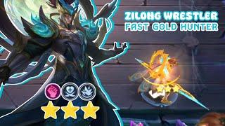 CHOU SKILL 1 | Zilong Hyper | Zilong Wrestler ⭐⭐⭐ - Fast Gold Hunter | MLBB Magic Chess