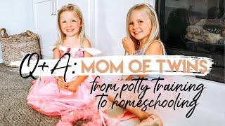 Q&A: Mom Life of Identical Twins | Potty Training, Homeschool, Raising Twins | Kendra Atkins