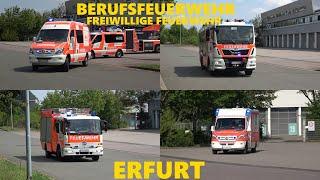 [BF + FF Erfurt] Einsatzfahrten von Feuerwehr & Rettungsdienst der Stadt Erfurt | #feuerwehr #erfurt