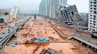 中國頻繁遭遇特大洪水災害，北京全城淪陷！「基建狂魔」徹底經不住考驗