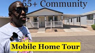 CHEAP & Affordable North Phoenix 55+ Mobile Home Community Tour