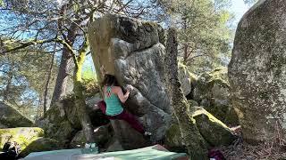 E=MC2 (Fb 7a) - Apremont Portes du Désert - Fontainebleau