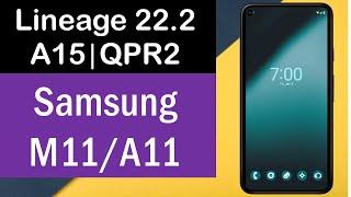 LineageOS | 22.2 | V QPR2 | FOR SAMSUNG M11/A11 | BiteTech