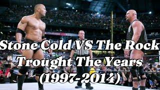 Stone Cold Steve Austin VS The Rock Trought The Years (1997-2014)