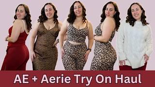 Aerie and American Eagle New Arrivals Try On Haul and Review