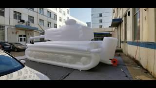 Giant Inflatable Tank For City Parade Decoration