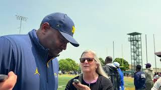 Michigan football updates: Ron Bellamy talks QB Bryce Underwood, wide receivers, more
