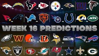 NFL Week 16 Predictions