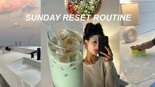 vlog: * SUNDAY RESET ROUTINE *  spring deep cleaning, outdoor activities, night closing shift