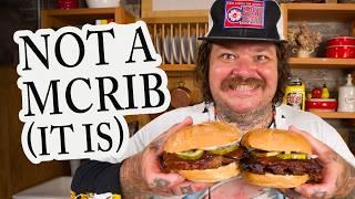 Not a McRib: Matty's Ultimate BBQ Rib Sandwich | Soups, Salads, Sandwiches