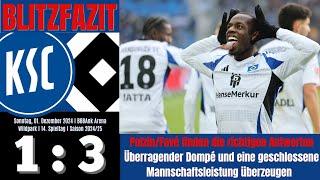 Scholle's Blitzfazit | Karlsruher SC - HSV 1:3 | 14. Spieltag | Saison 2024/2025 | #145