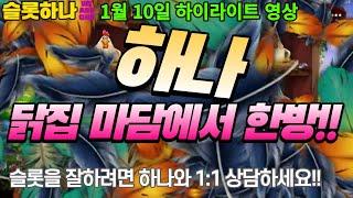 [슬롯하나 하이영상] 1월 10일 닭집 마담에서 한방 조타~~!! [프라그마틱] [슬롯] [슬롯머신] [슬롯실시간] [실시간슬롯] [슬롯하나]