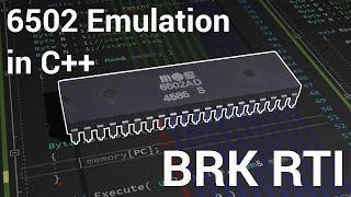 Emulating a CPU in C++ #31 (6502) -  Break & Return From Interrupt