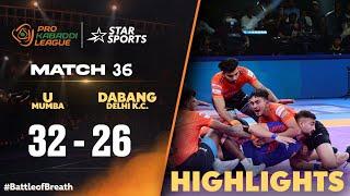 U Mumba return to winning ways after a solid show in the 'Metro Derby' | #ProKabaddiOnStar 2024 HLS