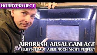 How to build a DIY Airbrush Spray Booth with LED lights