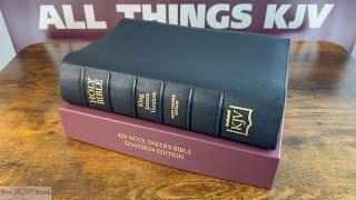 KJV Note Taker's Bible - Goatskin Edition