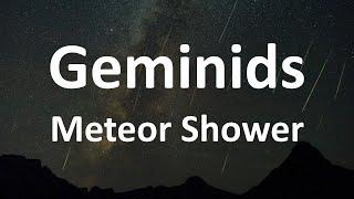 Geminids Meteor Shower