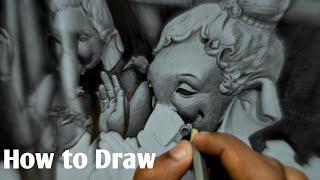 Ganpati Drawing | part-1 || Artist Kritarth ||