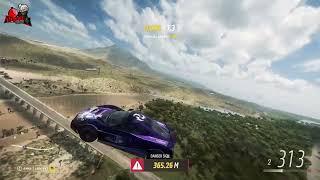 421KM/HR!! Record Breaking High Jump - Runway Danger Sign - Forza Horizon 5