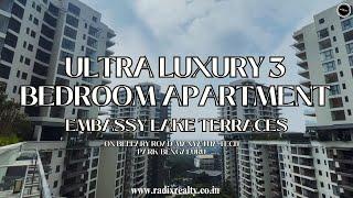 Ultra Luxury 3BHK Apartment/Embassy Lake Terraces/Bellary Road/Radix Realty/Bengaluru