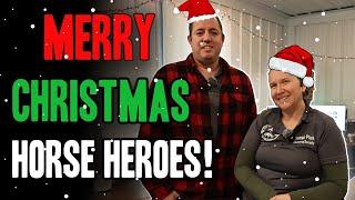 Merry Christmas Horse Heroes! - Horse Plus Happenings Vlog #50 | 12-19-2024