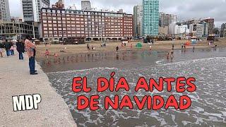 Caminando un 24 de diciembre en Mar del Plata