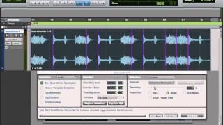 Avid Pro Tools 10 Tutorial | Setting Triggers in Beat Detective