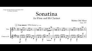 Matteo Dal Maso - "SONATINA" for Flute and Clarinet