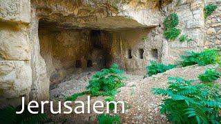 Jerusalem. Unique shots captured in the depths of the Gehenna Valley, near Siloam village.