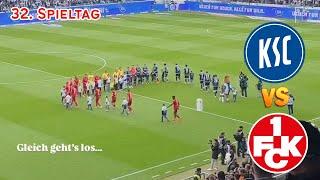 Karlsruher SC - 1. FC Kaiserslautern Fans STADION 32. Spieltag | 2. Bundesliga 2024/25