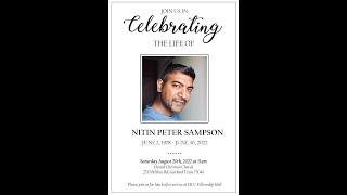 Memorial Service of Nitin Peter Sampson