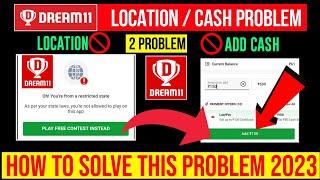 Dream11 Location Problem 2023 | How To Solve Dream 11 Location Problem | 100% Working Solution