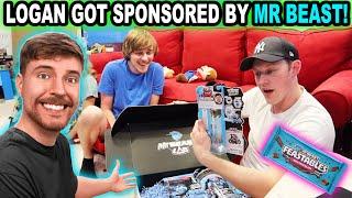 LOGAN GOT SPONSORED BY MR BEAST!