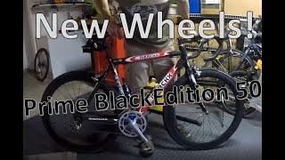 NEW WHEELS! - Prime BlackEdition 50 Carbon wheelset: Valve Extension Setup, Weights, & Install