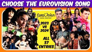 Choose The Song Eurovision Song Contest 2024-2023 | Music Quiz