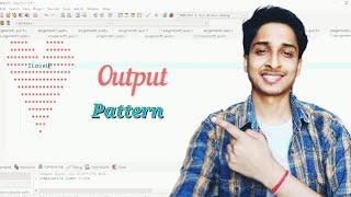 Heart pattern questions in C language|| Most Challenging Question || Vaibhaw Siddharth