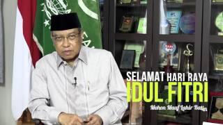 KH. Said Aqil Siradj - Selamat Hari Raya Idul Fitri 1438H