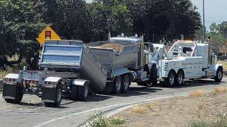 Heavy duty towing gone wrong!