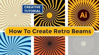 How to Create Retro Beam Designs in Adobe Illustrator